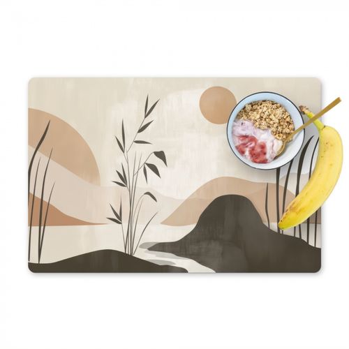 Sets de table - Japandi - Paysage - Beige
