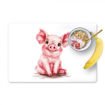 Sets de table - Cochon - Rose - Bébé animal - Animaux de la ferme