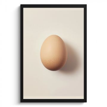 Cadre Photo - Œuf - Beige - Ovale - Ovale