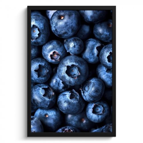 Cadre Photo - Baies - Bleu - Fruits