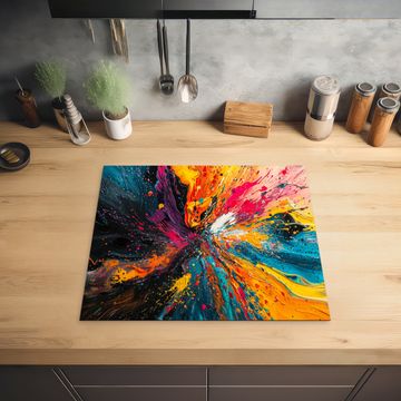 Protection plaque induction - Explosion cosmique des couleurs