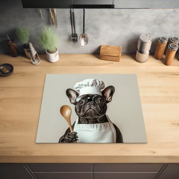 Protection plaque induction - Lunettes - Chien - Cuisinier