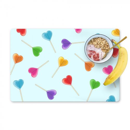 Sets de table - Sucette - Arc-en-ciel - Bonbons