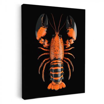 Tableau sur toile - Cancer - Orange - Noir - Moderne