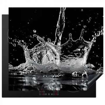 Protection plaque induction - Eau - Éclaboussures - Noir