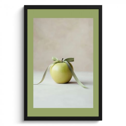 Cadre Photo - Vert - Pomme - Nœud papillon