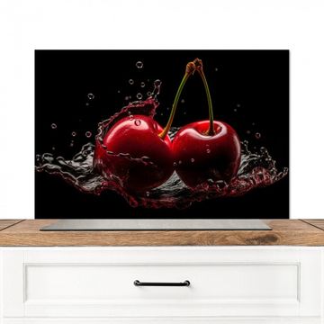 Fond de hotte - Cerise - Rouge - Fruit - Eau - Noir