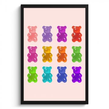 Cadre Photo - Ours - Coloré - Bonbons