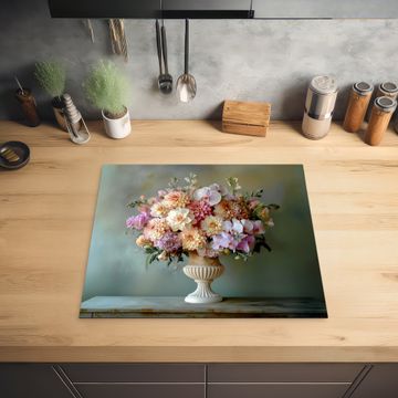Protection plaque induction - Orchidée - Bouquet - Vase - Fleurs