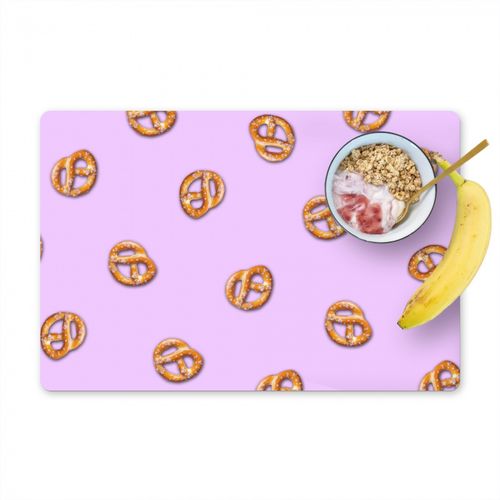 Sets de table - Bretzels - Aliments - Violet