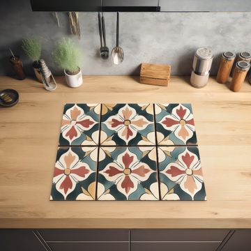 Protection plaque induction - Décoration - Carreaux - Espagnol - Vintage