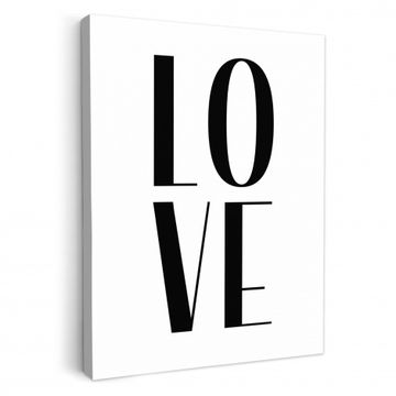 Tableau sur toile - Aimer la typographie