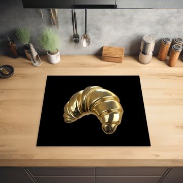 Protection plaque induction - Croissant - Pain - Or - Noir