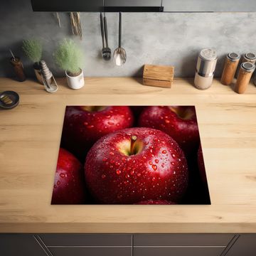 Protection plaque induction - Rouge - Pommes - Fruits