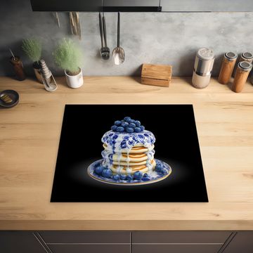 Protection plaque induction - Crêpes - Myrtilles - Assiette