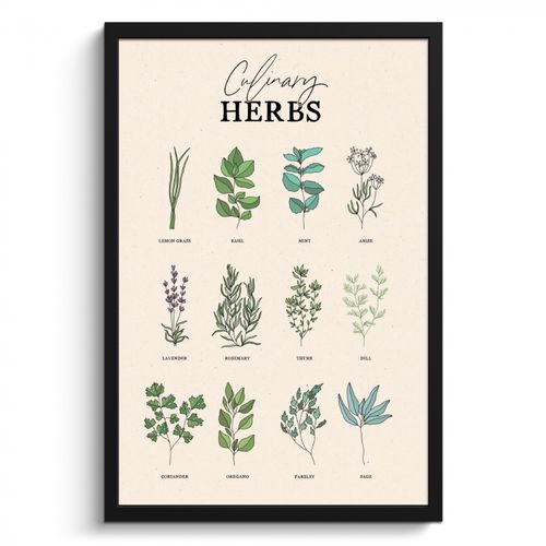 Cadre Photo - Plantes - Cuisine - Herbes