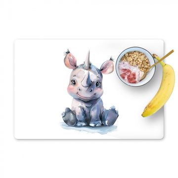 Sets de table - Rhinocéros - Bébé animal - Animaux