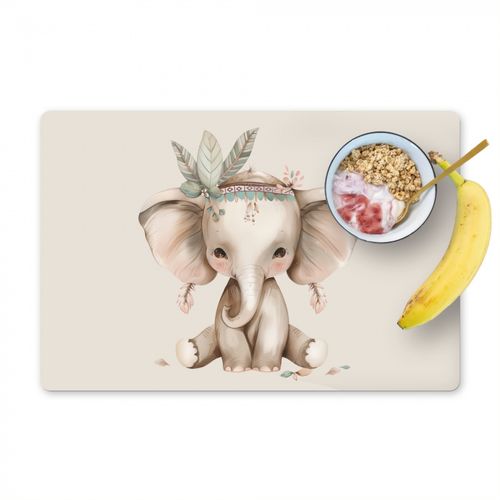Sets de table - Eléphant - Bohème - Animaux - Boho