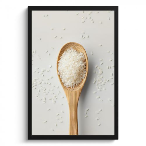 Cadre Photo - Bois - Cuillère - Riz