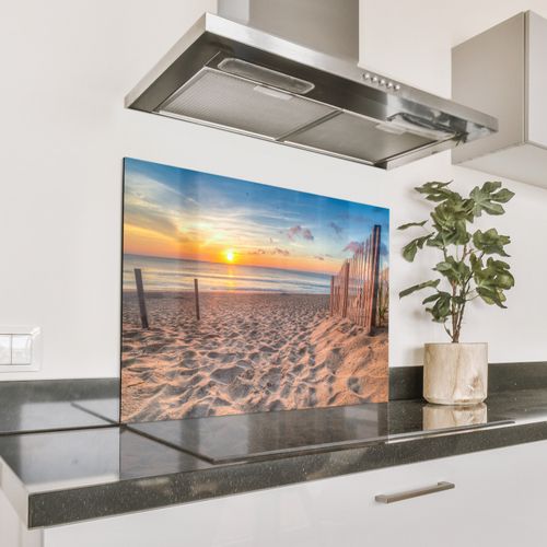 Fond de hotte - Lumière du matin au bord de la mer