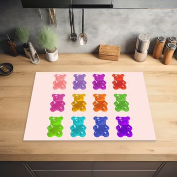 Protection plaque induction - Ours - Coloré - Bonbons