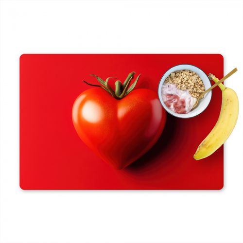 Sets de table - Tomate - Rouge - Coeur