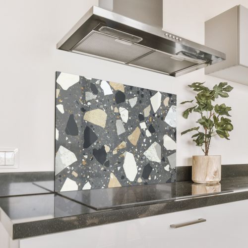 Fond de hotte - Terrazzo - Décoration - Pierres