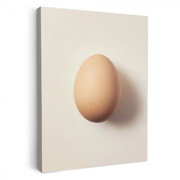 Tableau sur toile - Œuf - Beige - Ovale - Ovale