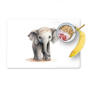 Sets de table - Éléphant - Animaux - Enfants - Aquarelle