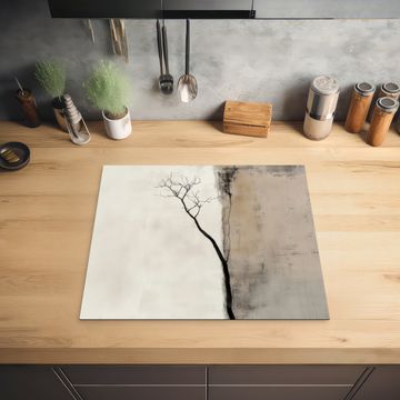 Protection plaque induction - Wabi sabi - Plante - Beige