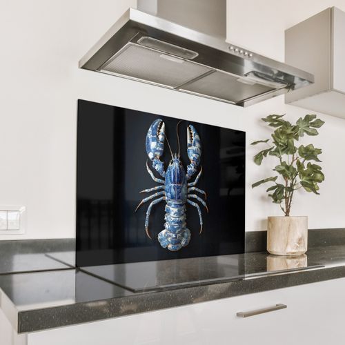 Fond de hotte - Homard - Bleu de Delft - Bouclier - Robuste
