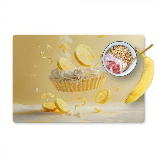 Sets de table - Citron - Gâteau - Alimentaire - Jaune