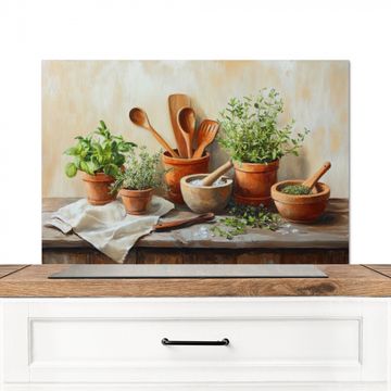 Pots - Herbes - Bois