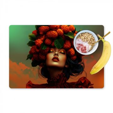 Sets de table - Femme - Framboises - Feuilles