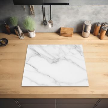 Protection plaque induction - Marbre blanc Zen