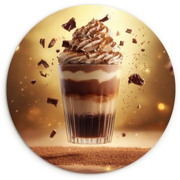 Tableau rond - Dessert - Chocolat - Épicerie Sucrée - Aliments