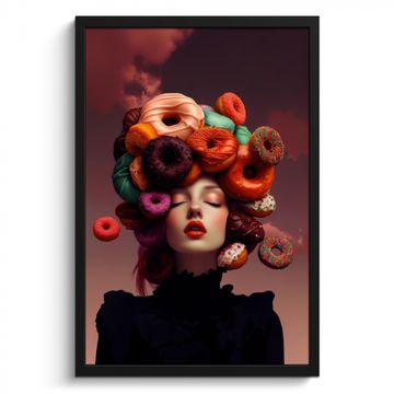 Cadre Photo - Femme - Donuts - Coloré
