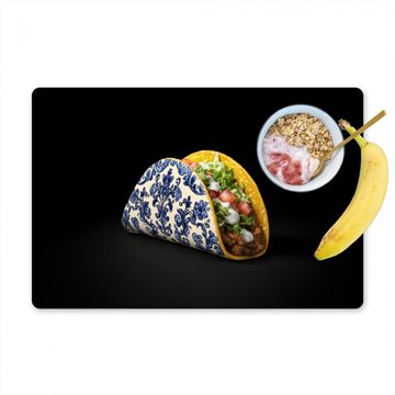 Sets de table - Taco - Viande - Salade - Bleu de Delft - Motif