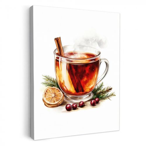 Tableau sur toile - Thé - Chaud - Hiver - Ambiance