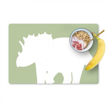 Sets de table - Dino - Triceratops - Dinosaure - Vert