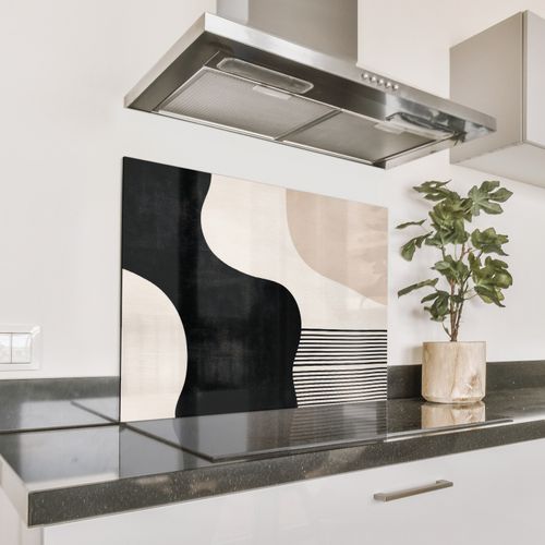 Fond de hotte - Abstrait - Japandi - Beige - Moderne