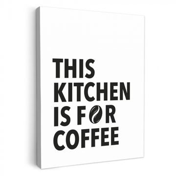 Tableau sur toile - Citations - Café - Grains - Moderne