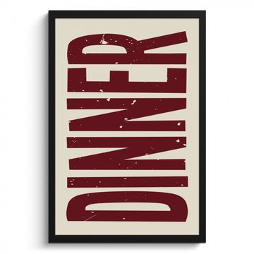 KitchenYeah - Cucina - Cornice per foto - Cibo - Decorazione - Rosso - Vintage