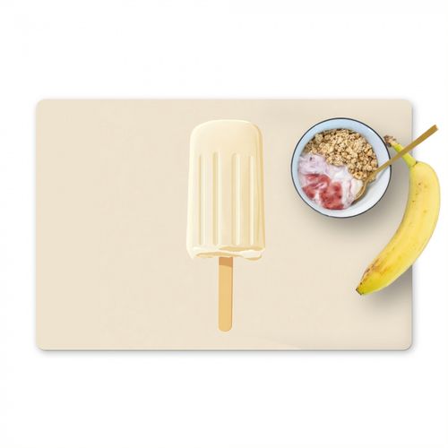 Sets de table - Minimaliste - Glace à l'eau - Bâton - Beige