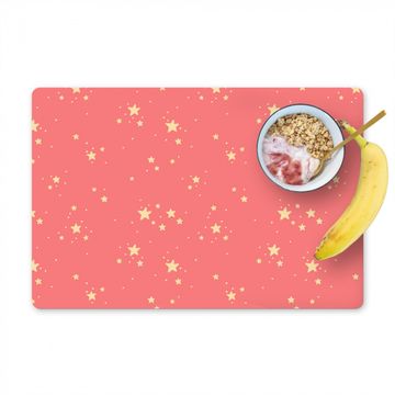 Salvamanteles - Estrellas - Rosa - Amarillo - Motivos