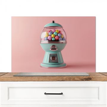 Fond de hotte - Chewing-gum - Rétro - Bonbons - Rose
