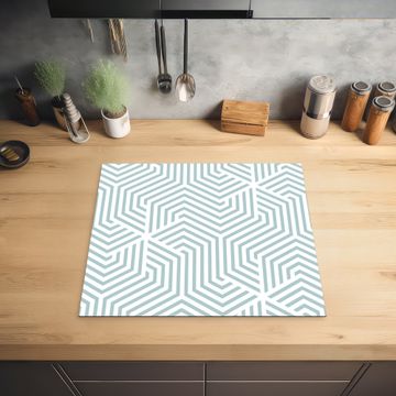 Protection plaque induction - Zigzag glacé