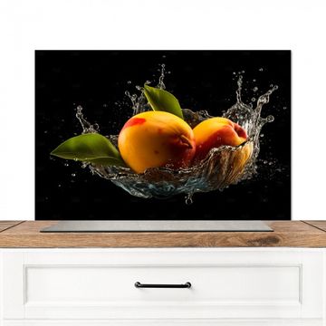 Fond de hotte - Mangue - Fruit - Eau - Noir - Feuille