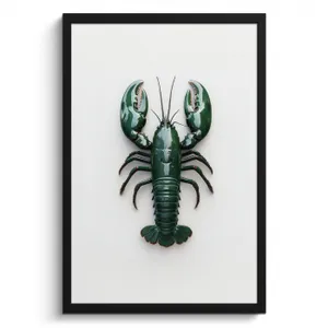 Cadre Photo - Cancer - Glossier - Vert - Blanc