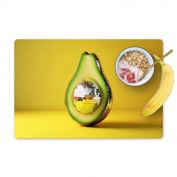 Sets de table - Avocado - Discoball - Jaune - Paillettes